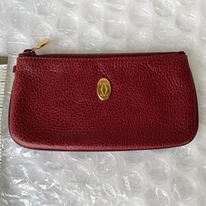 Vintage Cartier Makeup Pouch Good Preowned Condition
